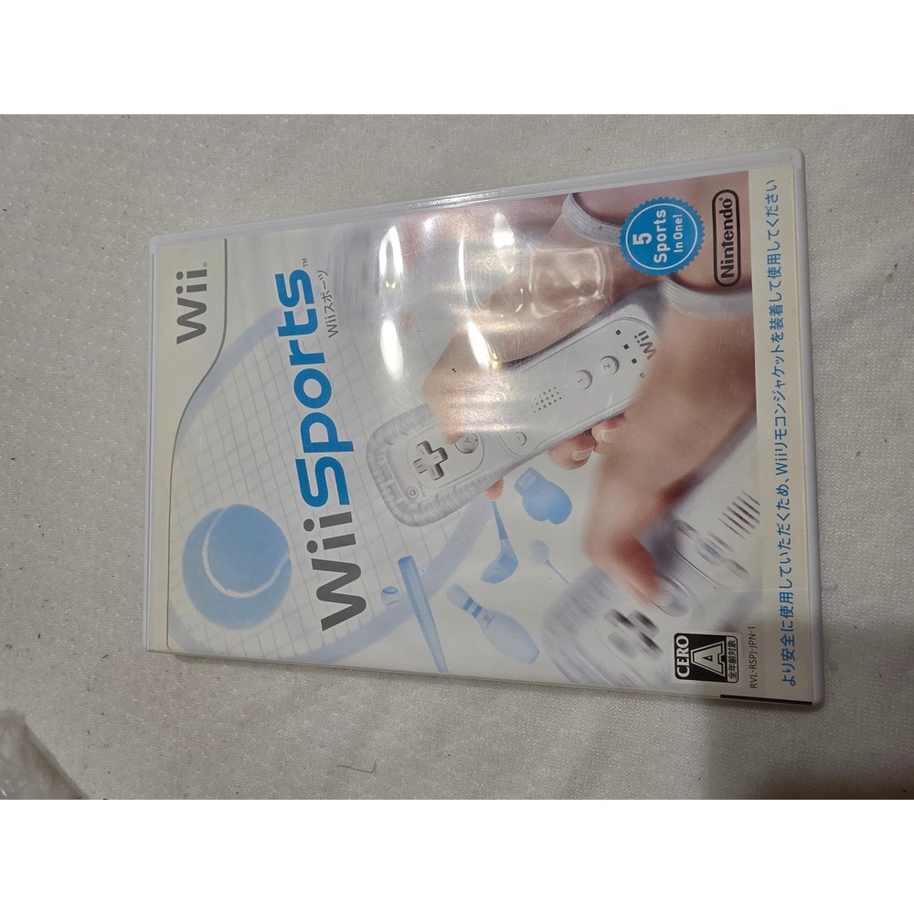 Wii Sports Nintendo Wii Japan NTSC-J Version RVL-RSPJ-JPN-1 CIB Complete